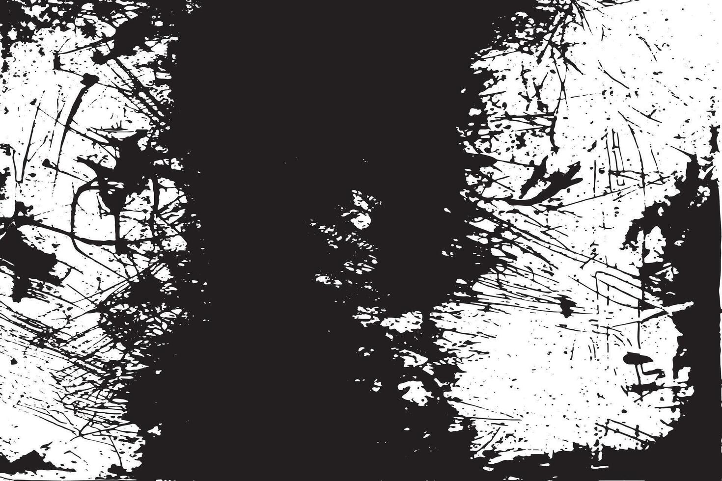 Monochrome Black Grunge Texture on White for High Resolution Overlay UHD vector