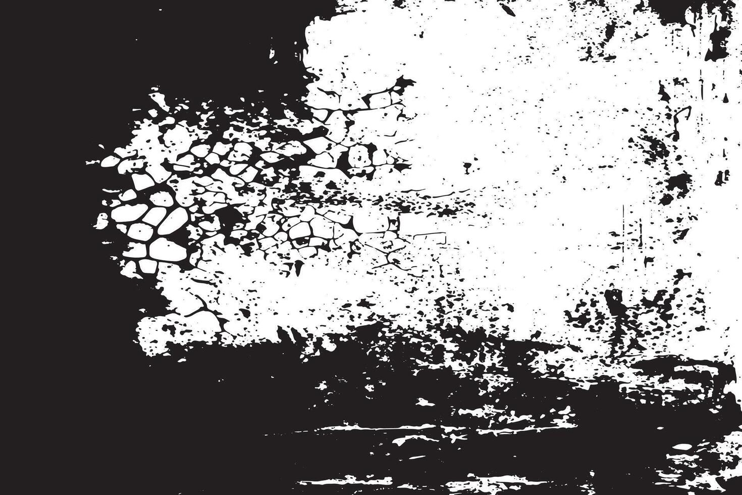 Black Grunge Overlay with Distressed Texture on White High Resolution UHD Design vector