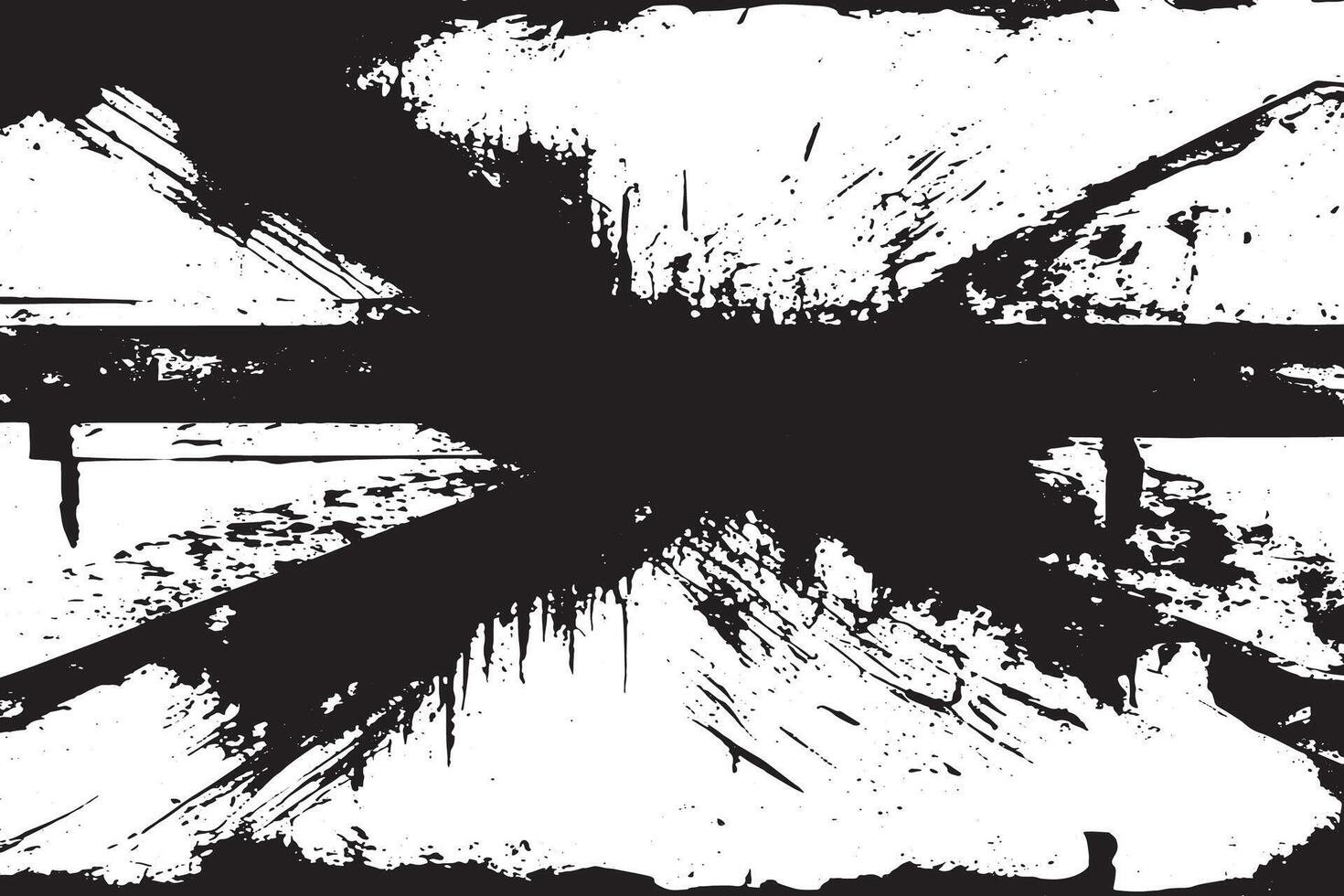 Black and White Monochrome Distressed Texture for Overlay Ultra HD Background vector