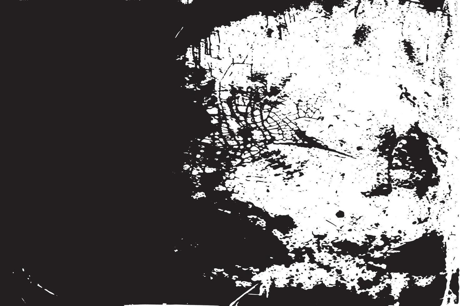 High Resolution Black Grunge Texture Overlay on White Ultra HD Design vector