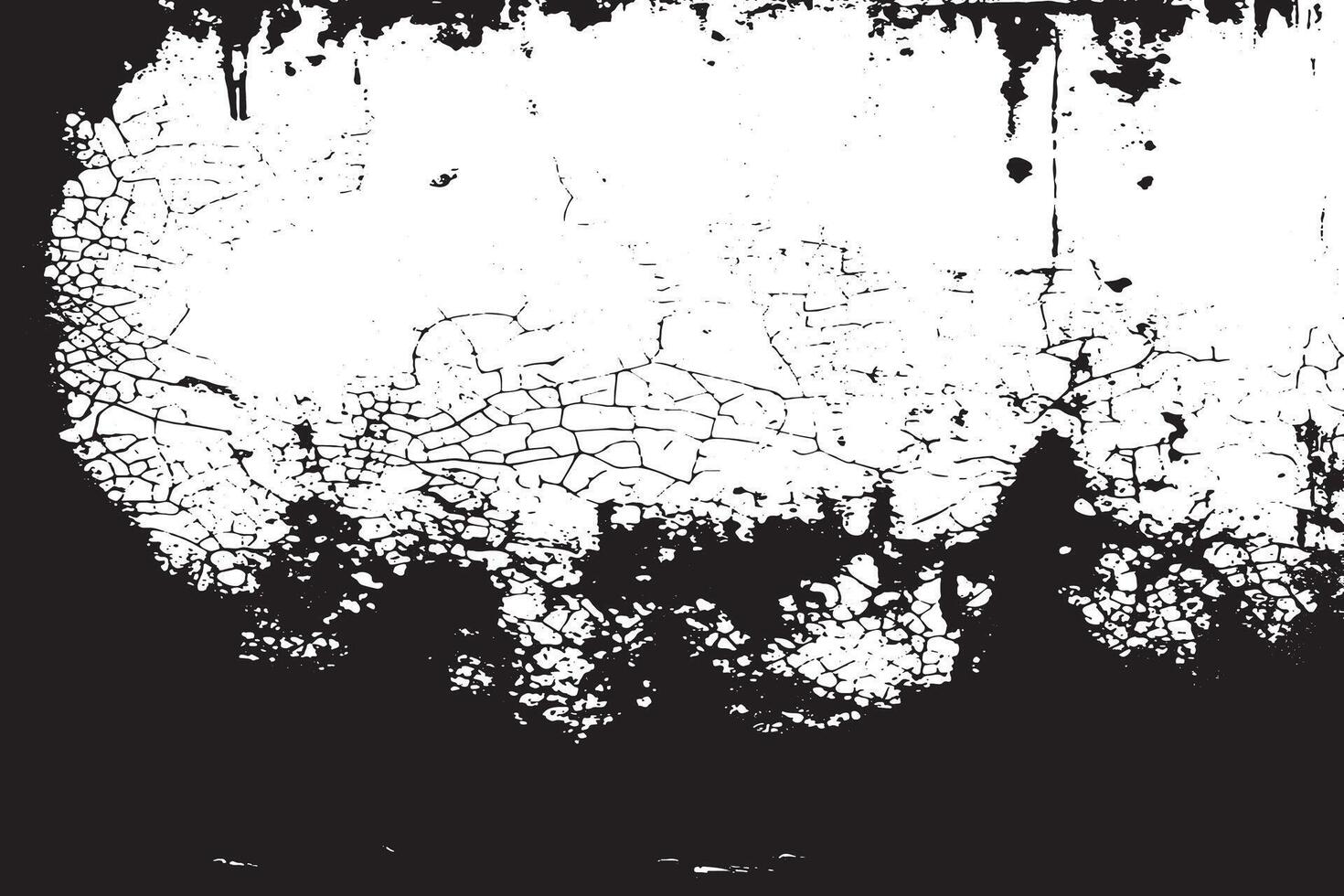 Rough Black and White Monochrome Grunge Texture for High Resolution Overlay UHD vector