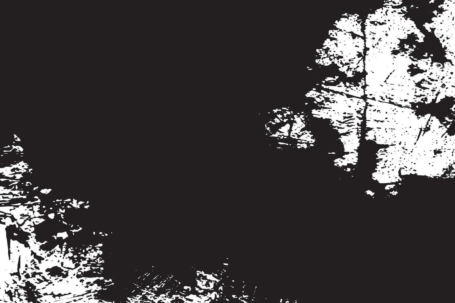 Black Distressed Texture Overlay on Monochrome White for UHD Background vector