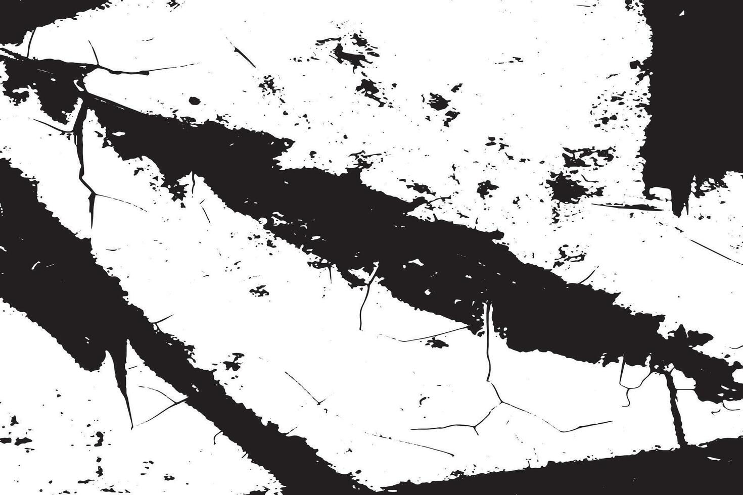 Black Rough Grunge Overlay on White Background Ultra HD Texture Design vector