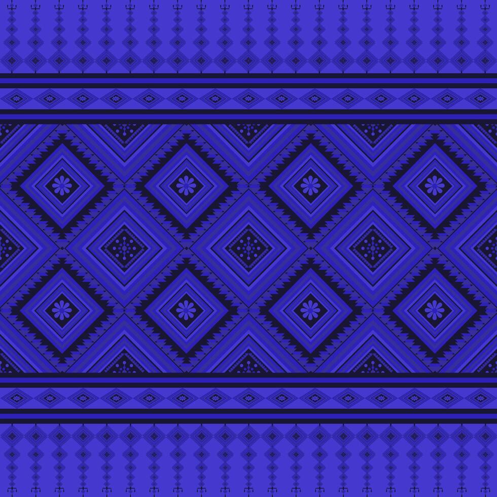 Native fabric geometric tribal pattern. vector