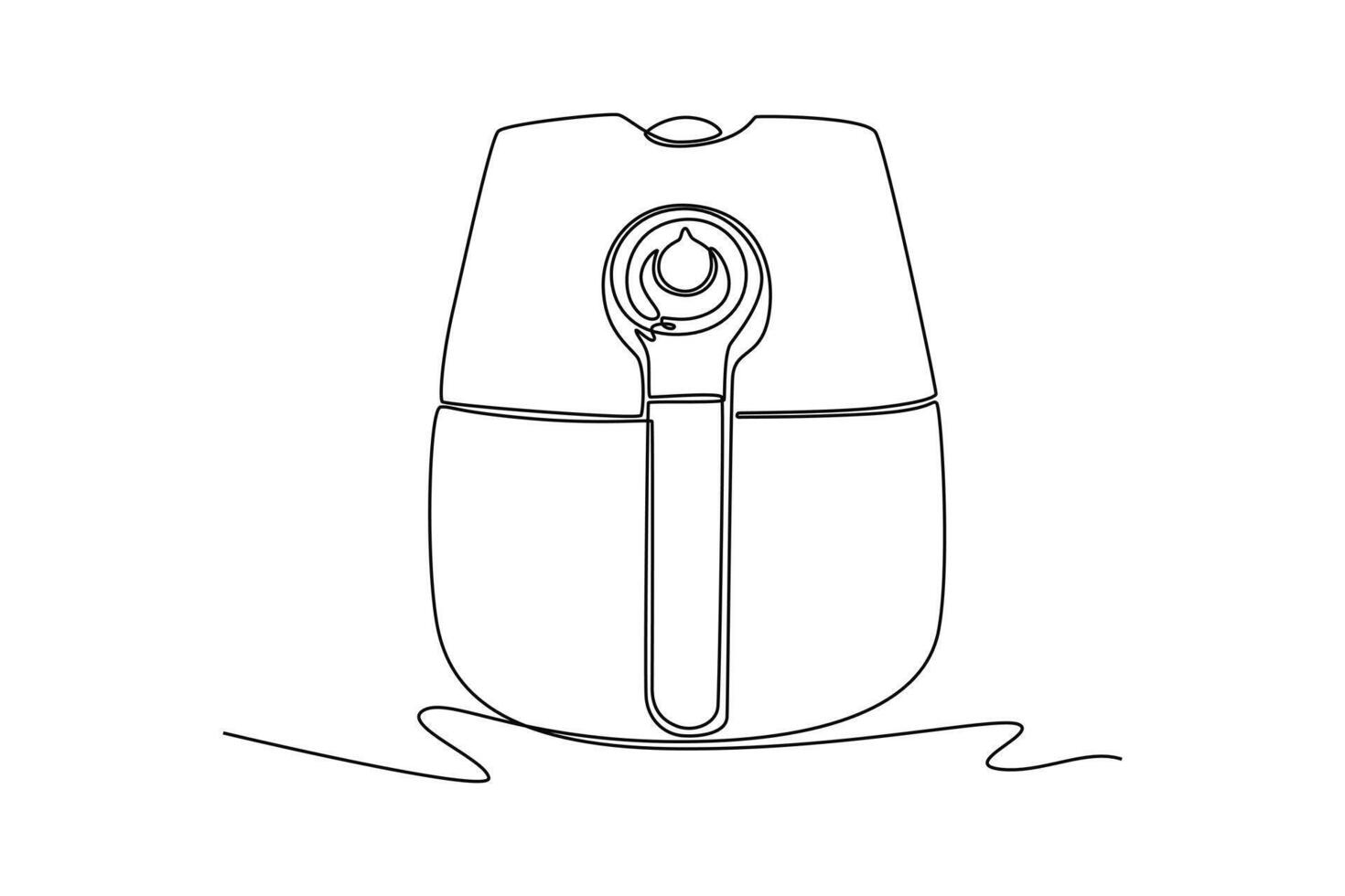 Kitchen tool concept. Single line draw design graphic illustration. vector