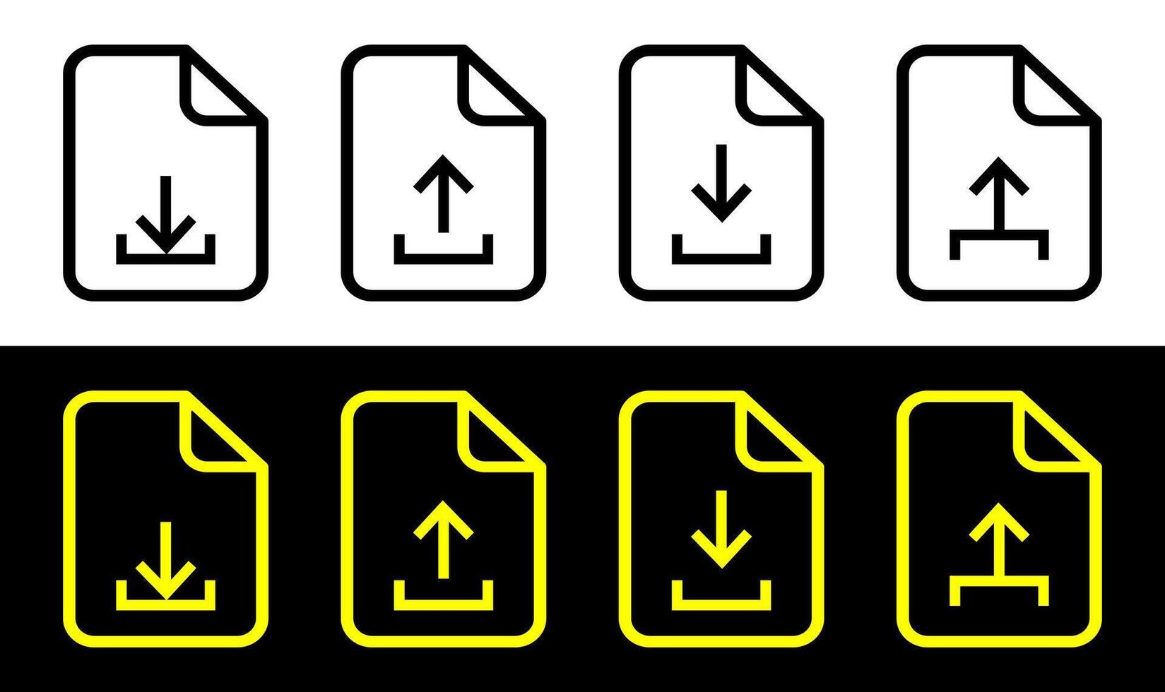 File upload line icon for website design, app development and web apps illustration. vector