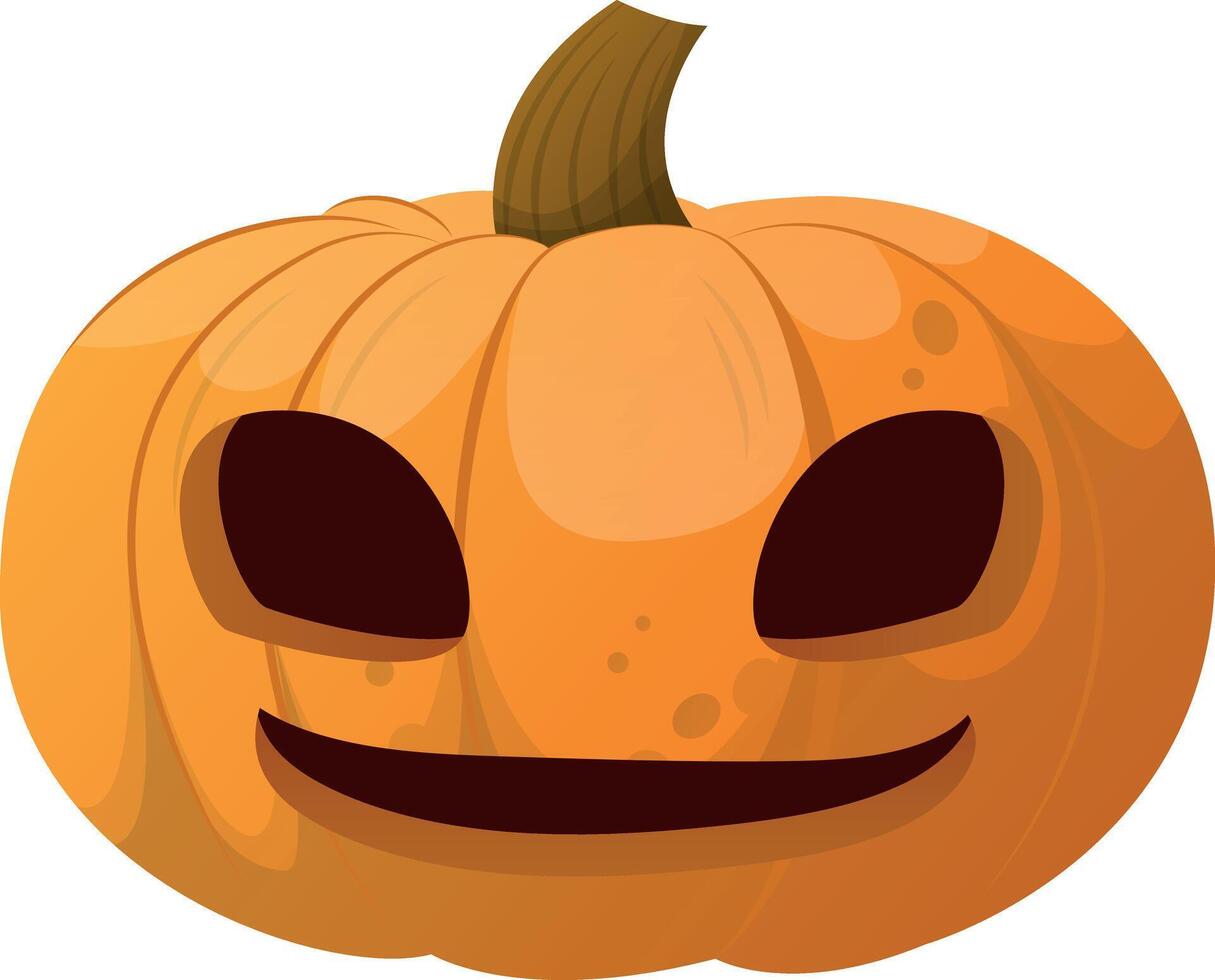 Halloween pumpkins with smiling faces and hearts, ready for festive fall decorations, party invitations and seasonal designs. illustration of cute vector