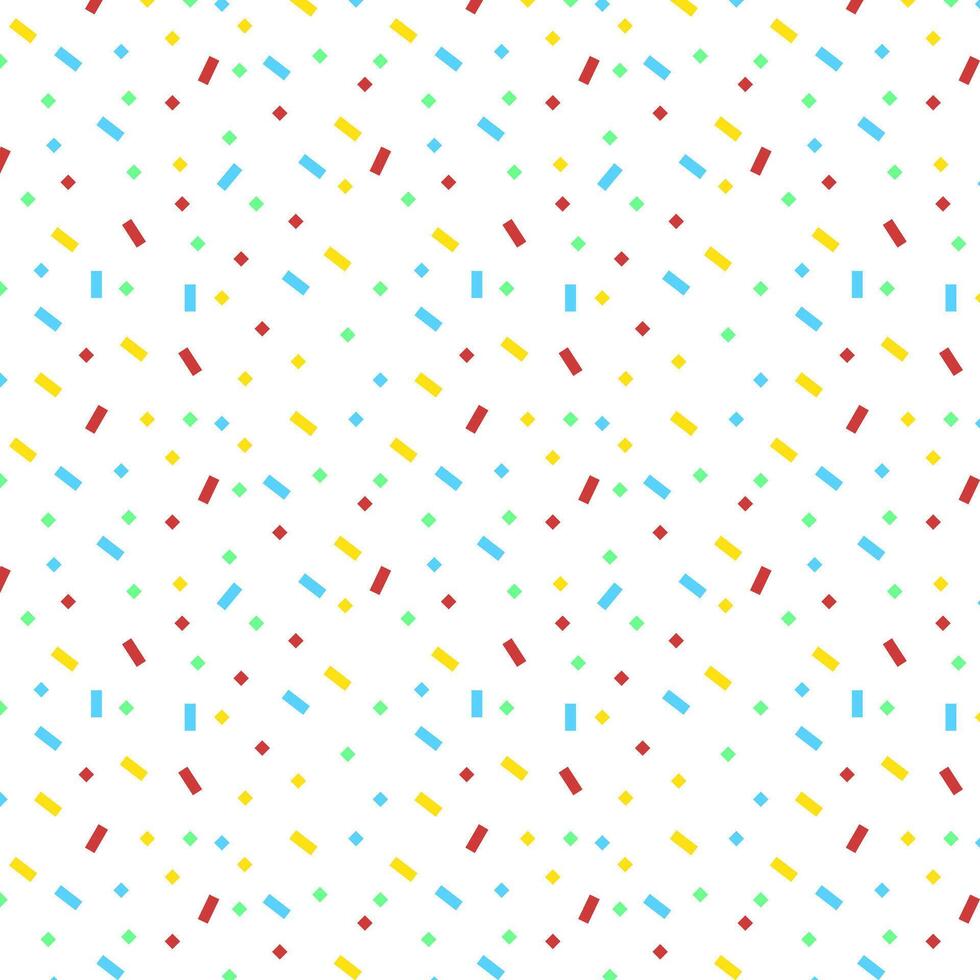 Abstract pattern with Christmas confetti New Year design vector