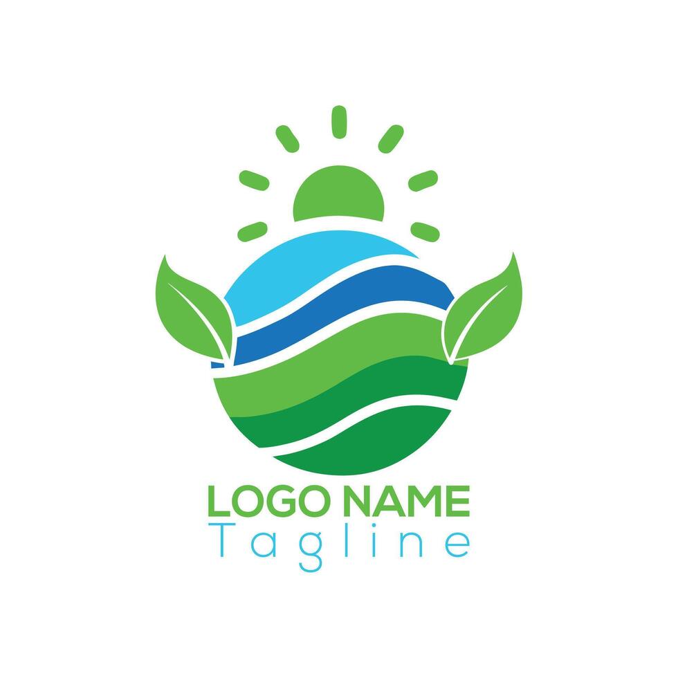 Engaging and Upbeat Logos for Eco Friendly Brands with a Minimalist Approach vector