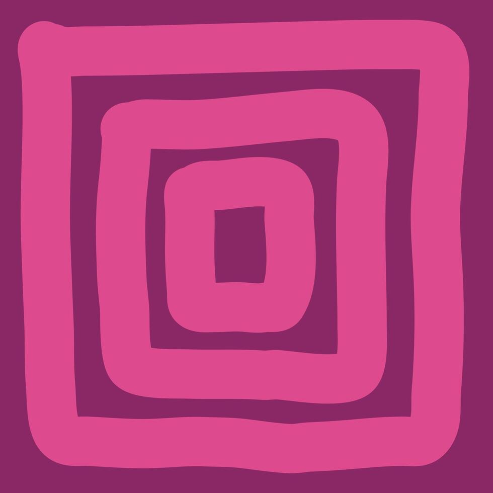 Pink squares on a vivid purple background vector