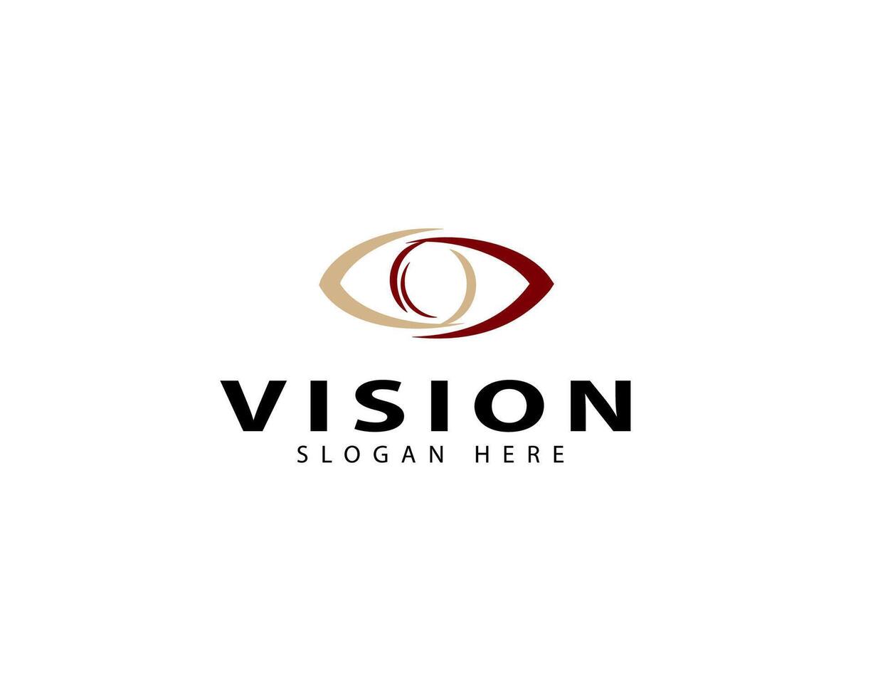 Eye Logo Abstract Concept Logo Design. Usable For Business, Community, Medical Design Illustration. vector