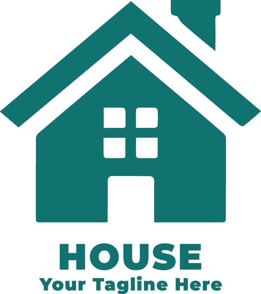 Simple Logo House Design vector