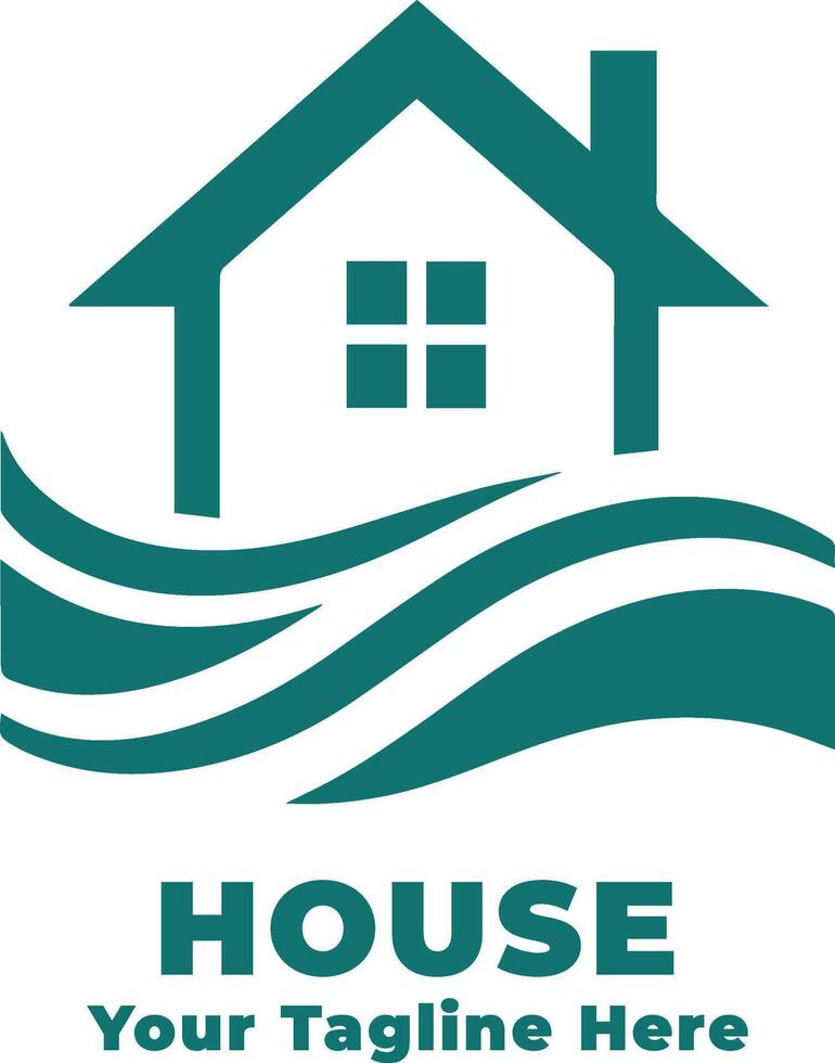 Simple Logo House Illustration vector