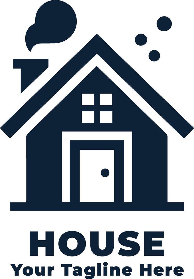 House Simple Logo Illustration vector