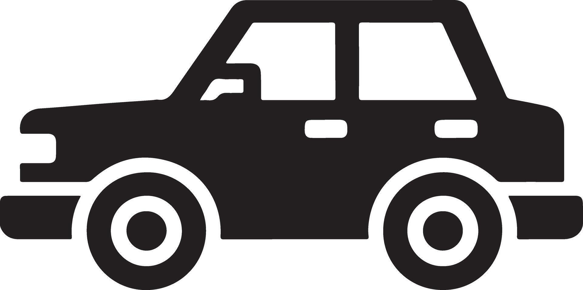 Car icon flat design vector