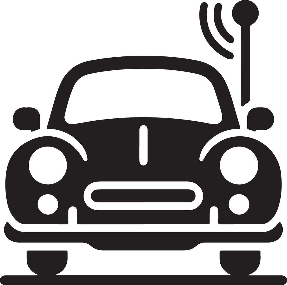 Minimalist car logo design vector
