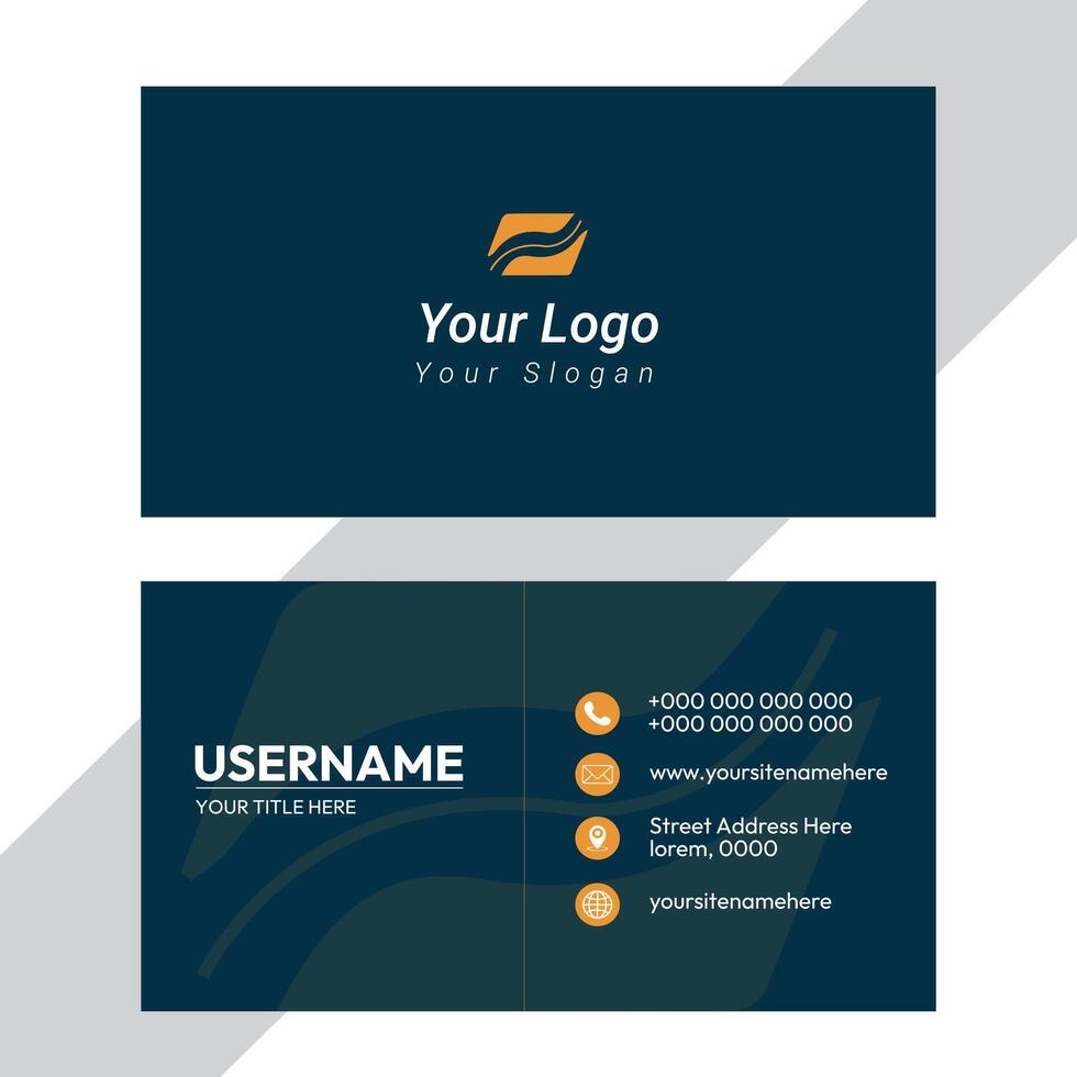 Modern Business Card Design vector