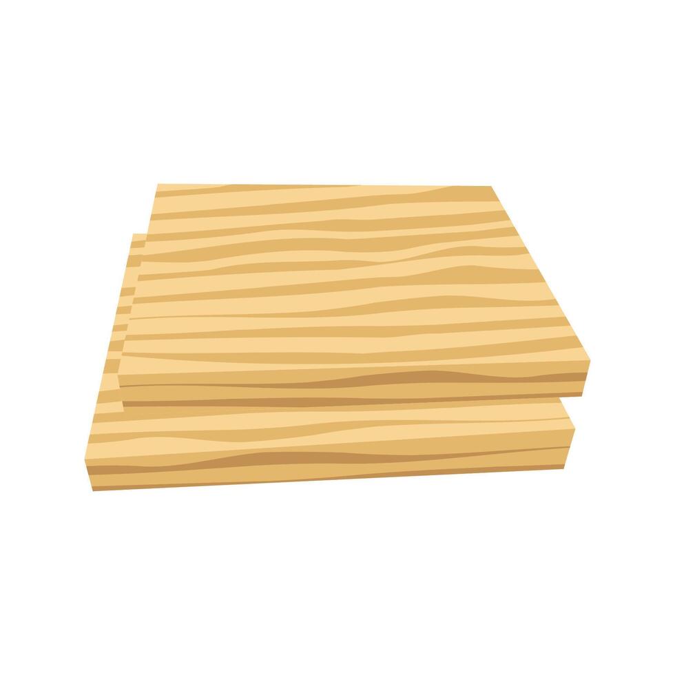 Woodworking Material Illustration Flat Design Style vector