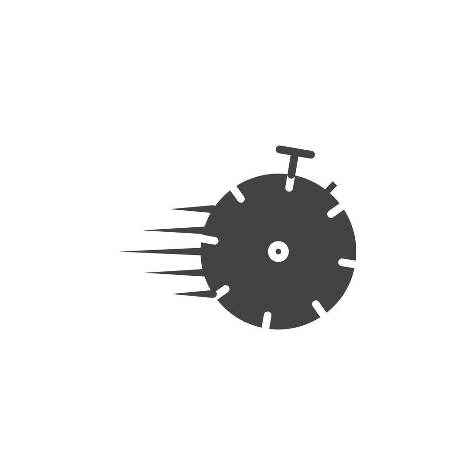 Time fast icon Symbol mark in filled style vector