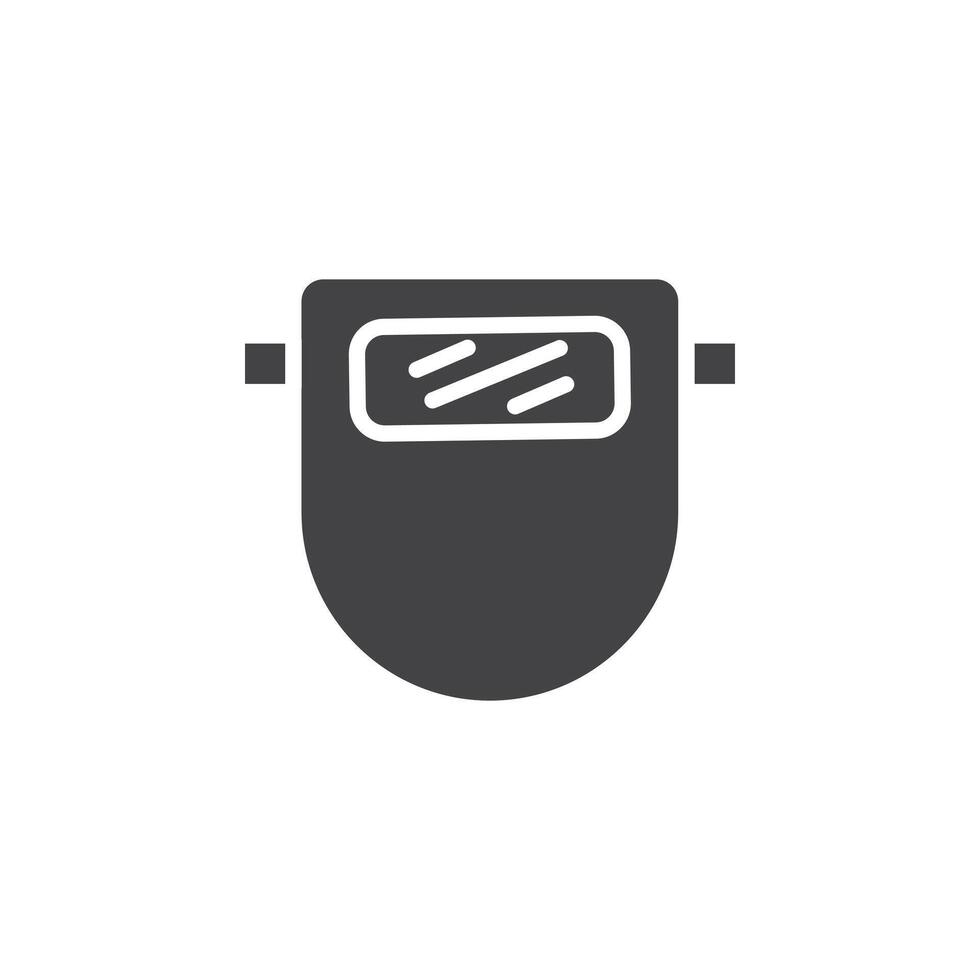 Welding icon Symbol mark in filled style vector