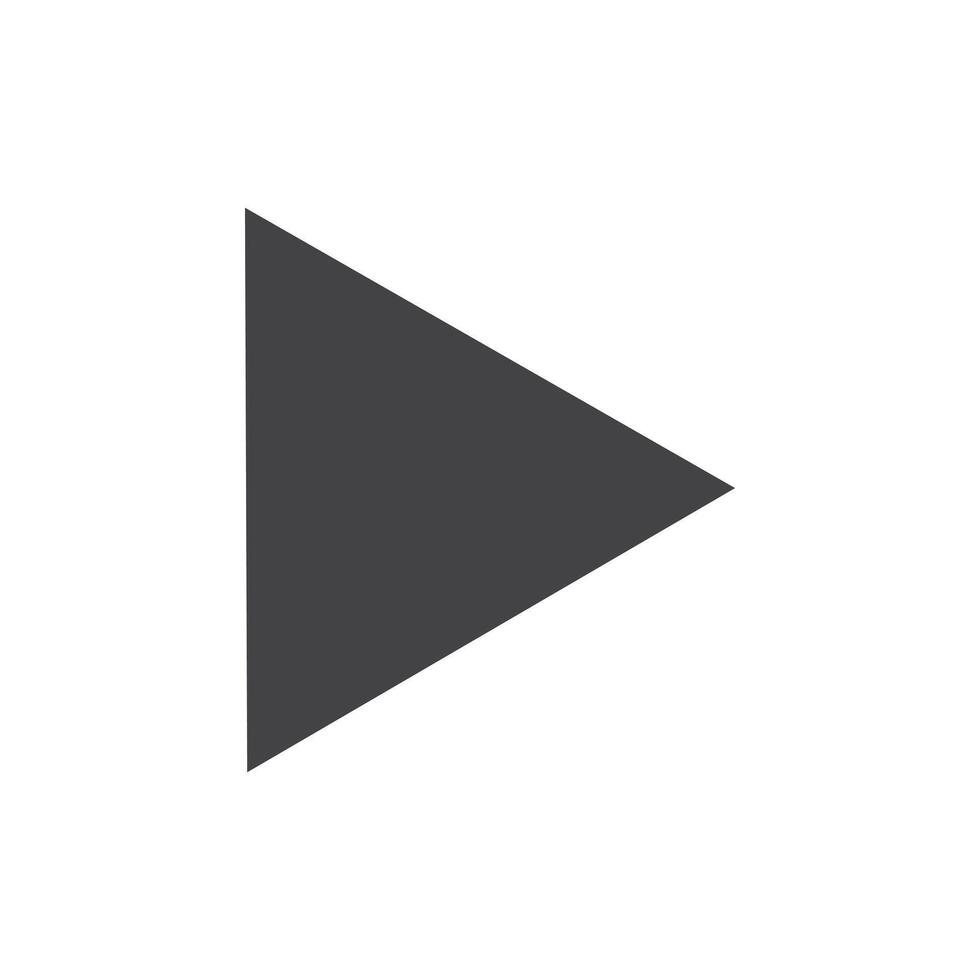 Play pause icon Symbol mark in filled style vector