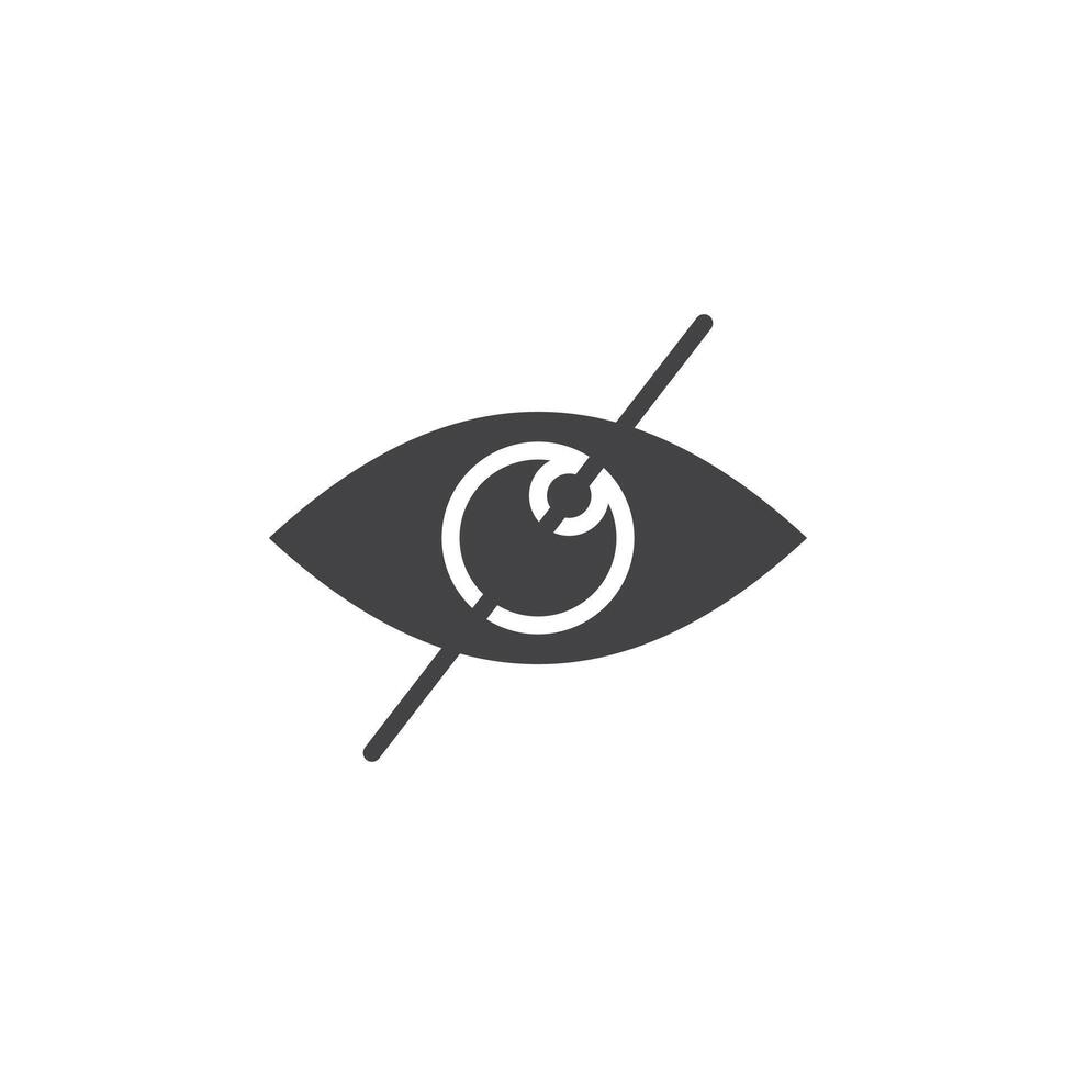 Sensitive content icon Symbol mark in filled style vector