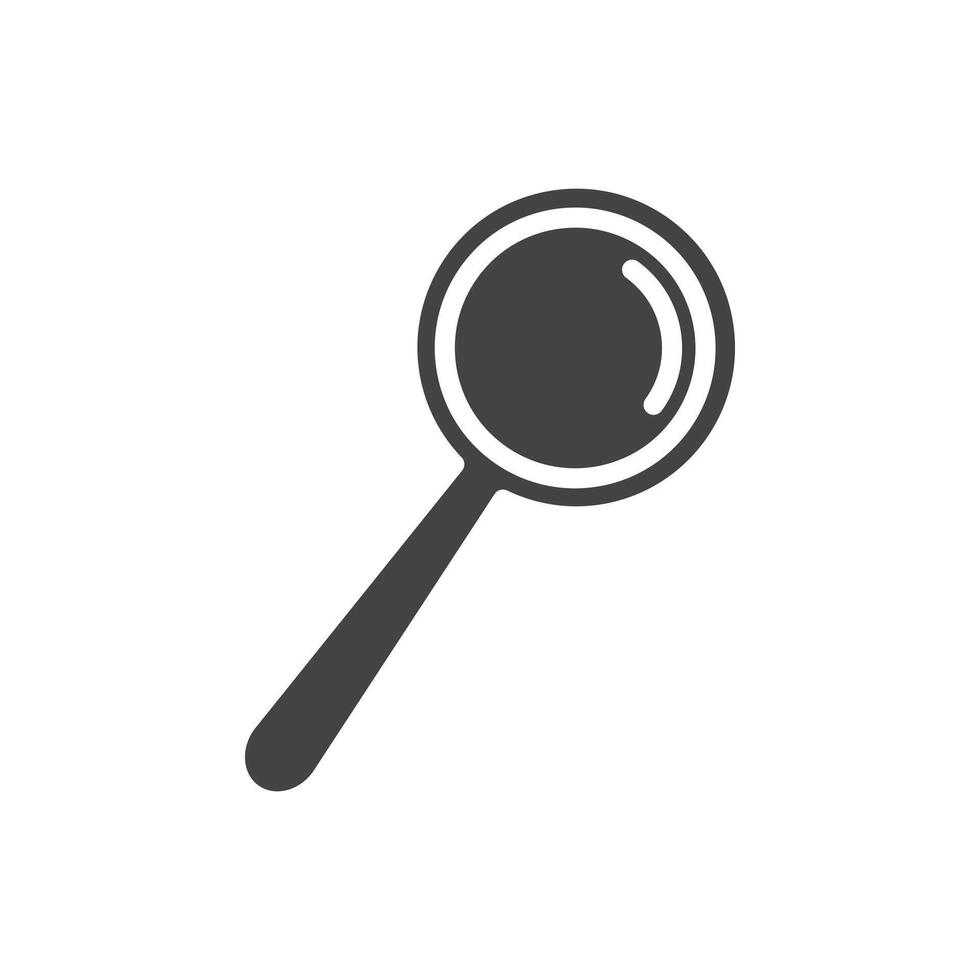 Search icon Symbol mark in filled style vector