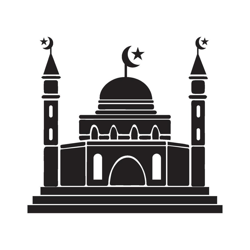 mosque icon illustration design vector