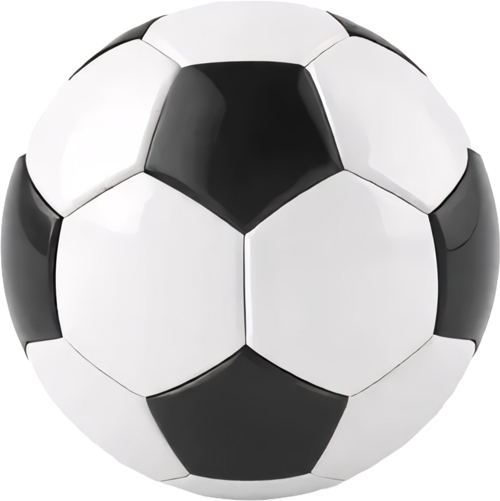 Classic Soccer Ball Ready for Action png