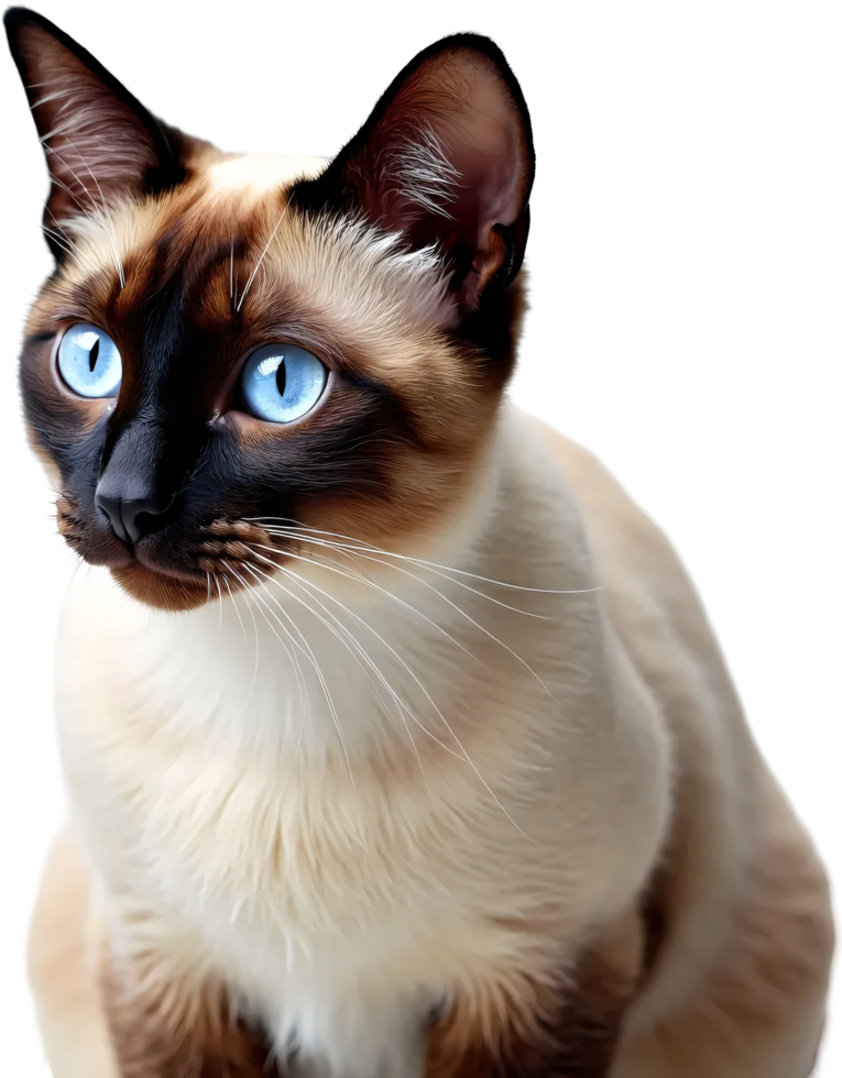Siamese Cat Portrait png