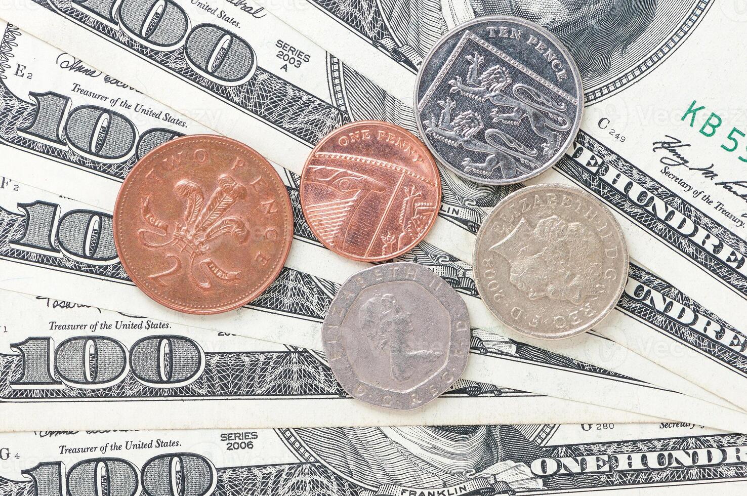 dollar and coin money photo