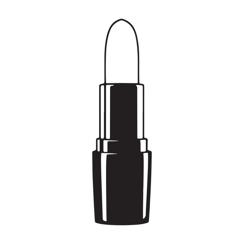 Lipstick icon illustration on white background vector