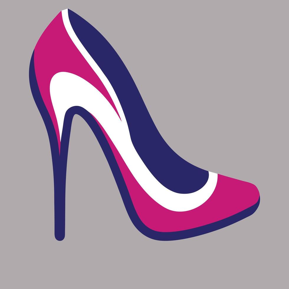woman high heel vector