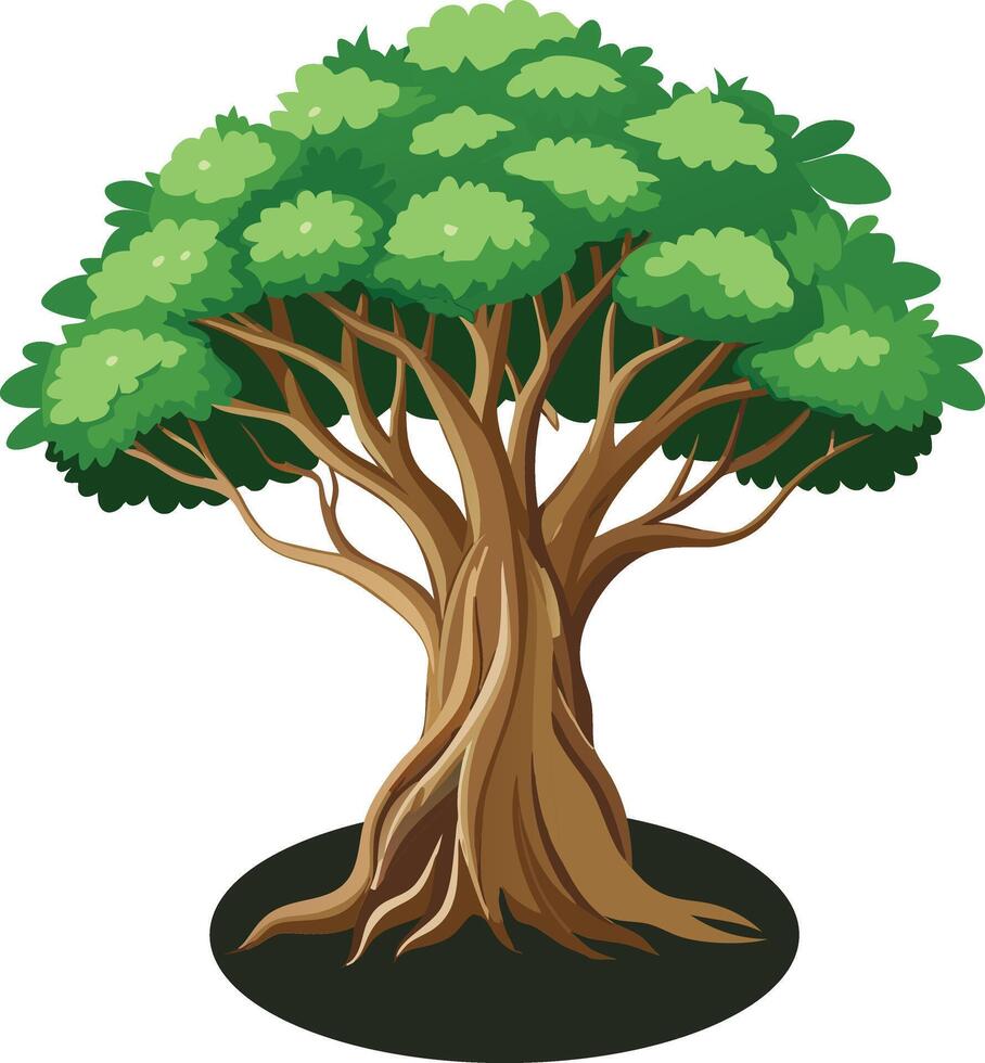 Majestic Banyan Tree vector