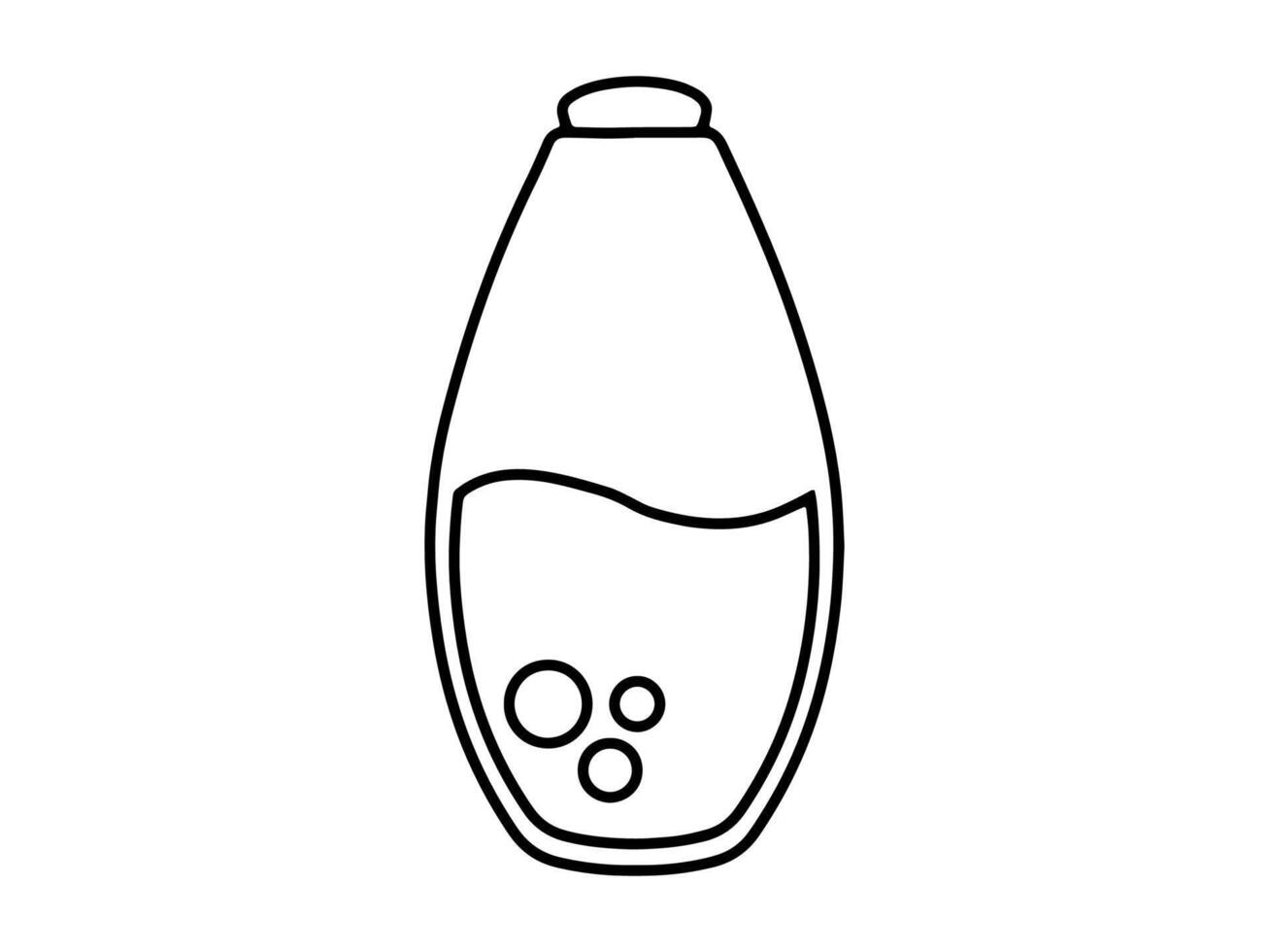 Hand Drawn Potion Bottle Background vector