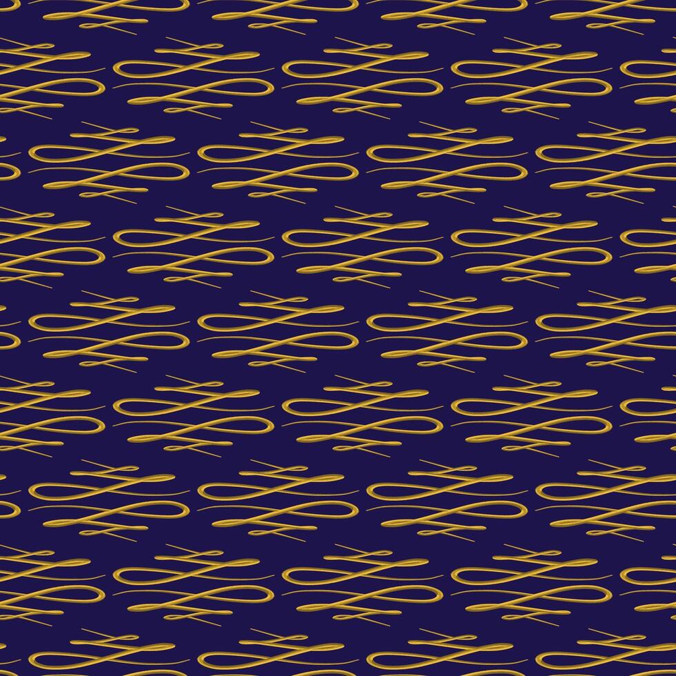 Christmas gold and navy blue seamless pattern vector