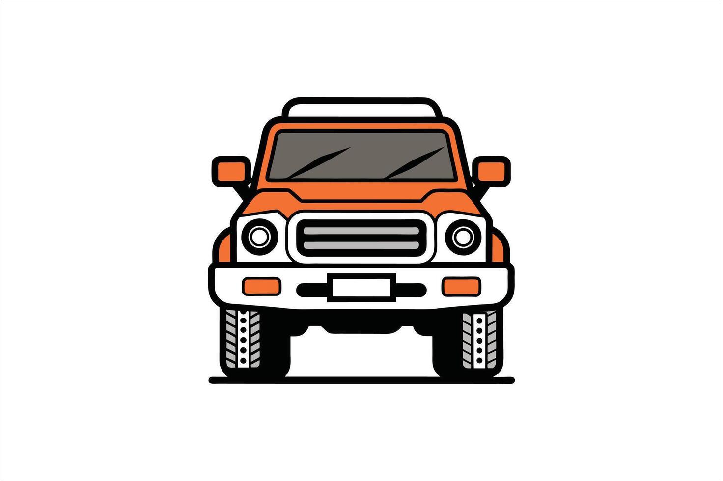 Semi Truck and Trailer vector