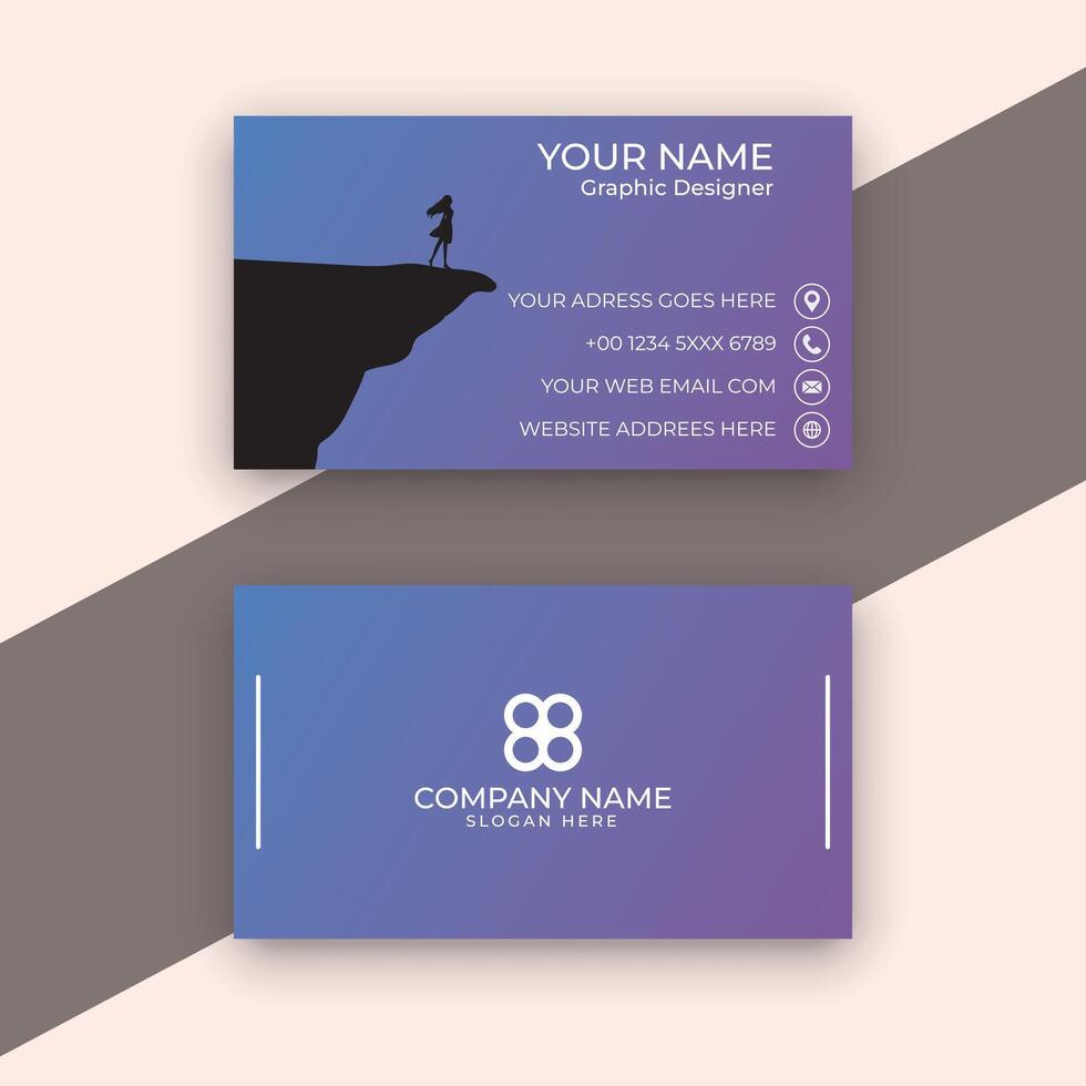 Business Card Template vector