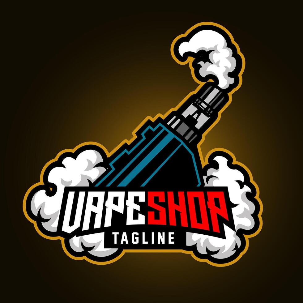 vape esport logo company template vector
