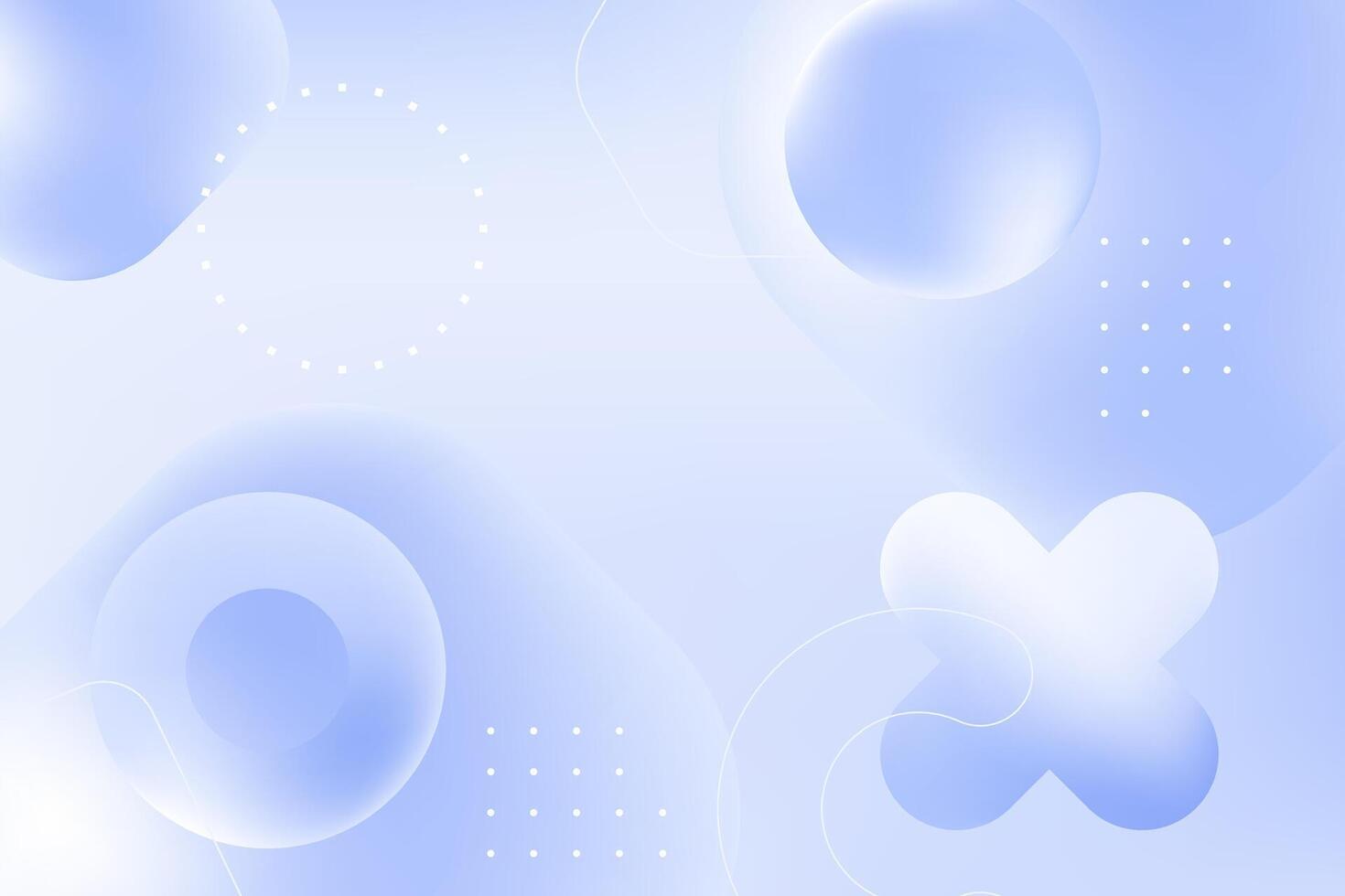 Soft Blue Pastel Abstract Geometric Background vector