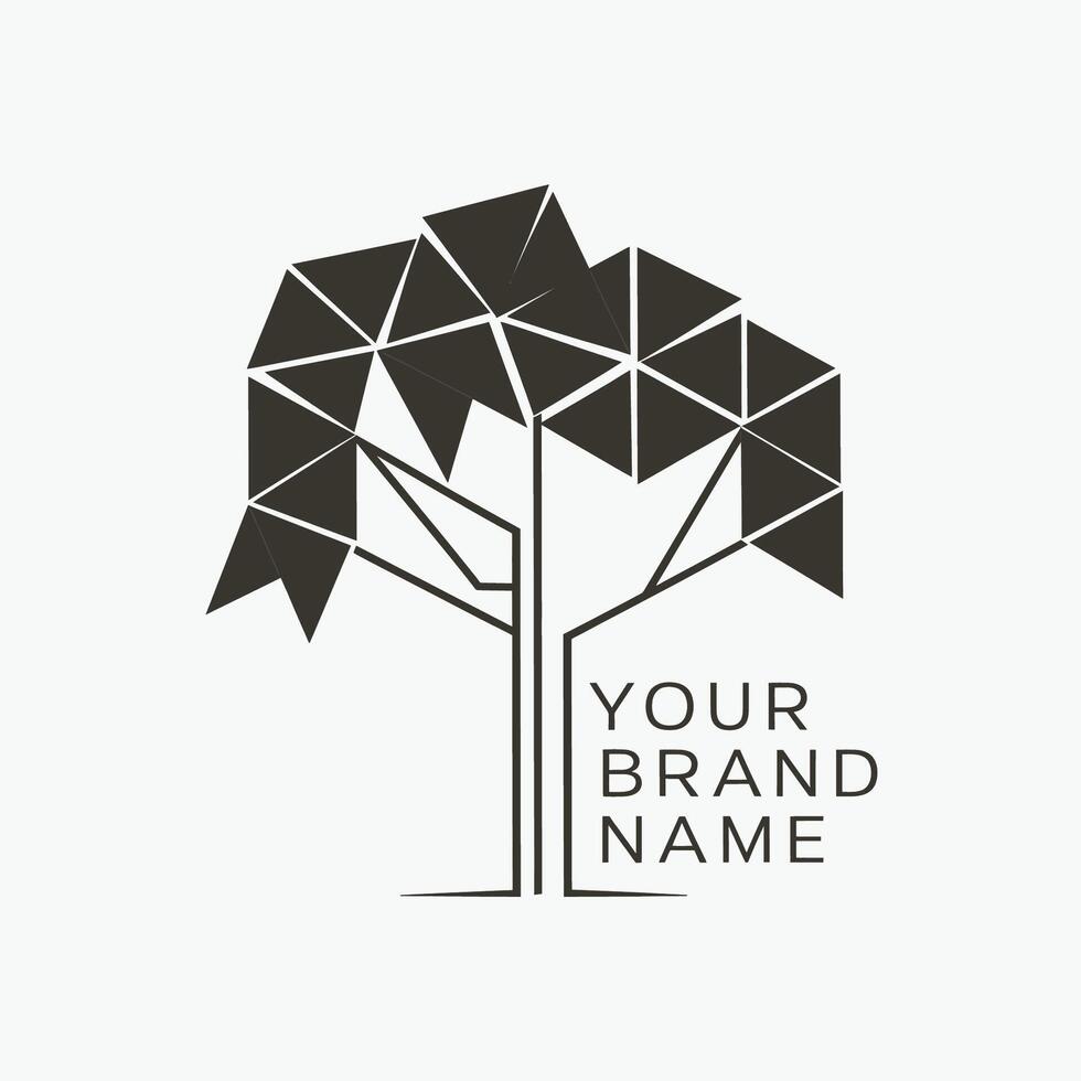 A logo for a company that is called your brand name vector