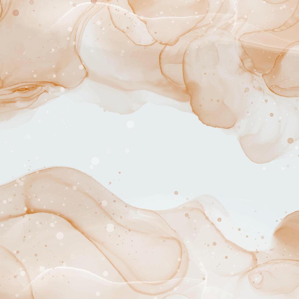 Neutral coloured hand painted watercolour background vector