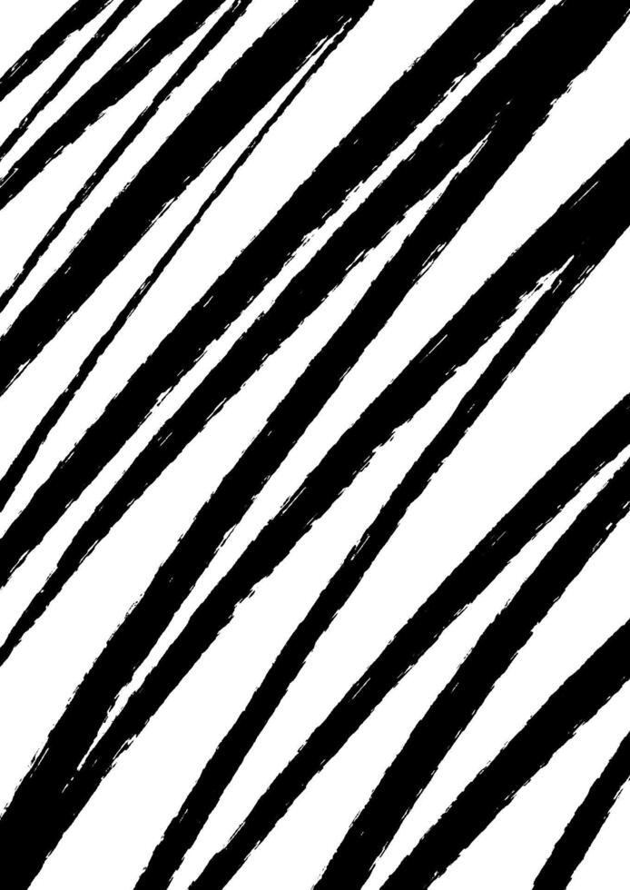 Abstract hand drawn striped pattern background vector
