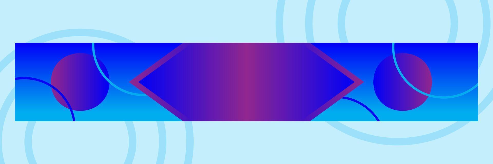 Modern abstract technology banner template vector