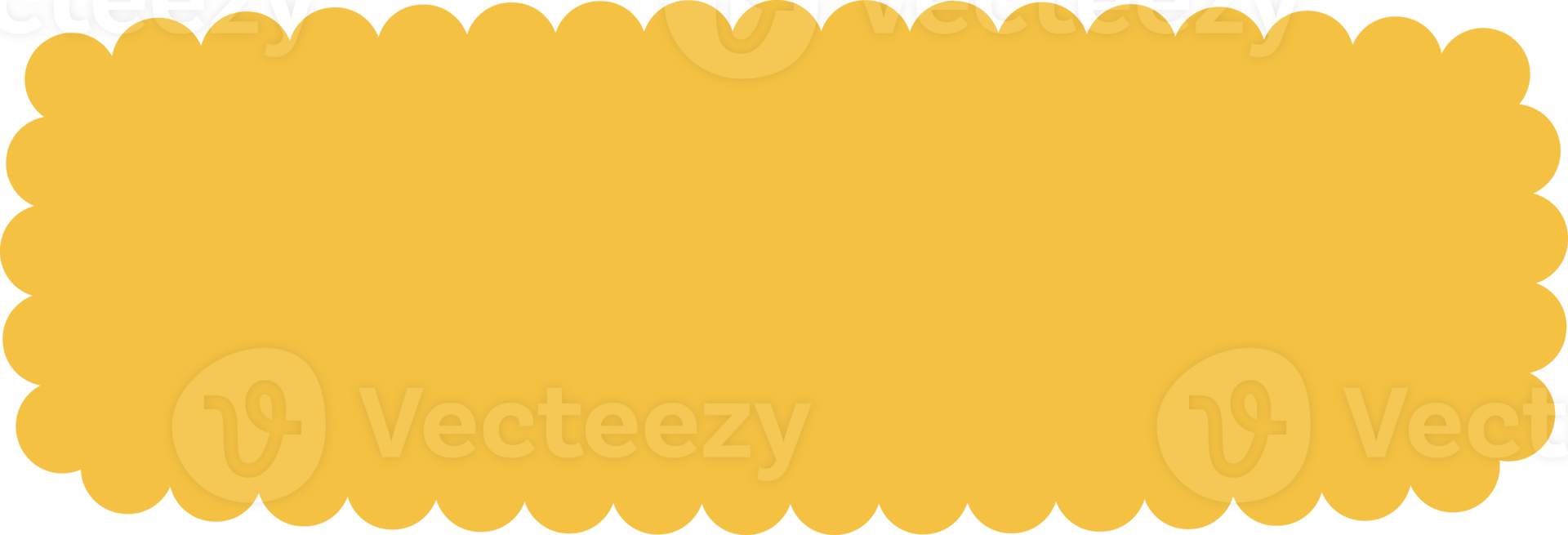 Scallop edge border frame with lace frill. Simple cute label. Cute decorative rectangle shape png