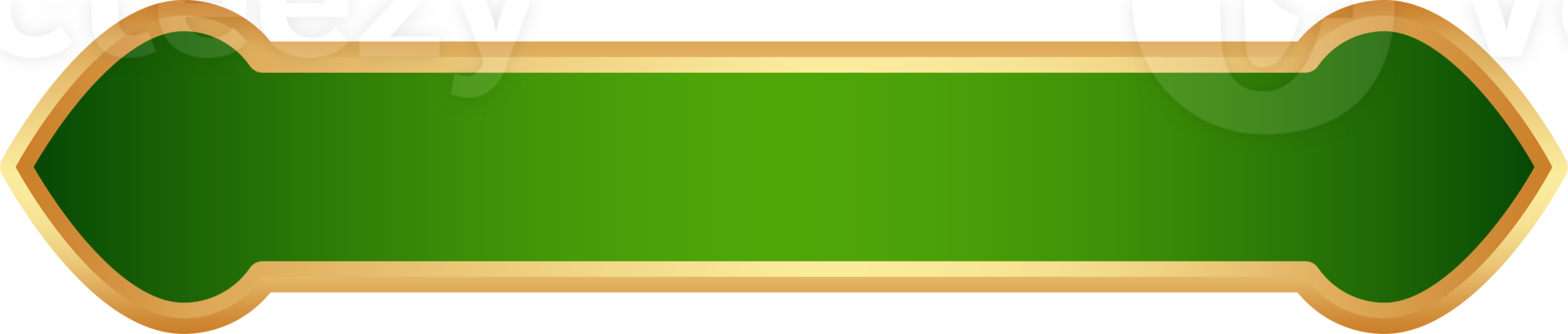 Ramadan Islamic frame with golden border. Indian ribbon shape for oriental sale banner. Tag element with traditional Muslim ornament for vintage headline and text box png