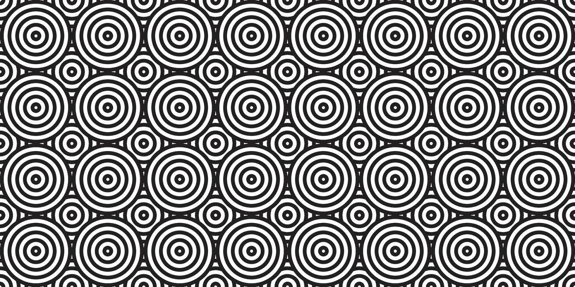 A black and white background with a large number of circles vector