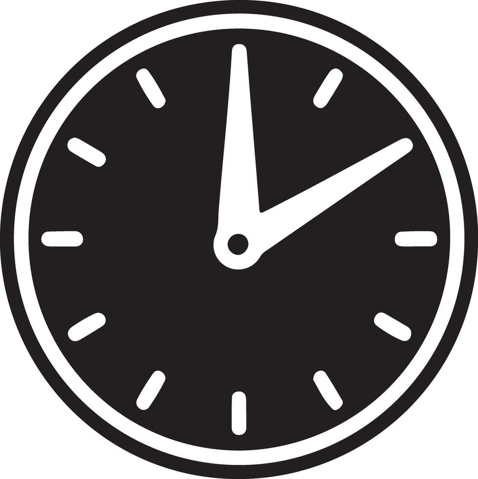 alarm clock silhouette style icon illustration vector