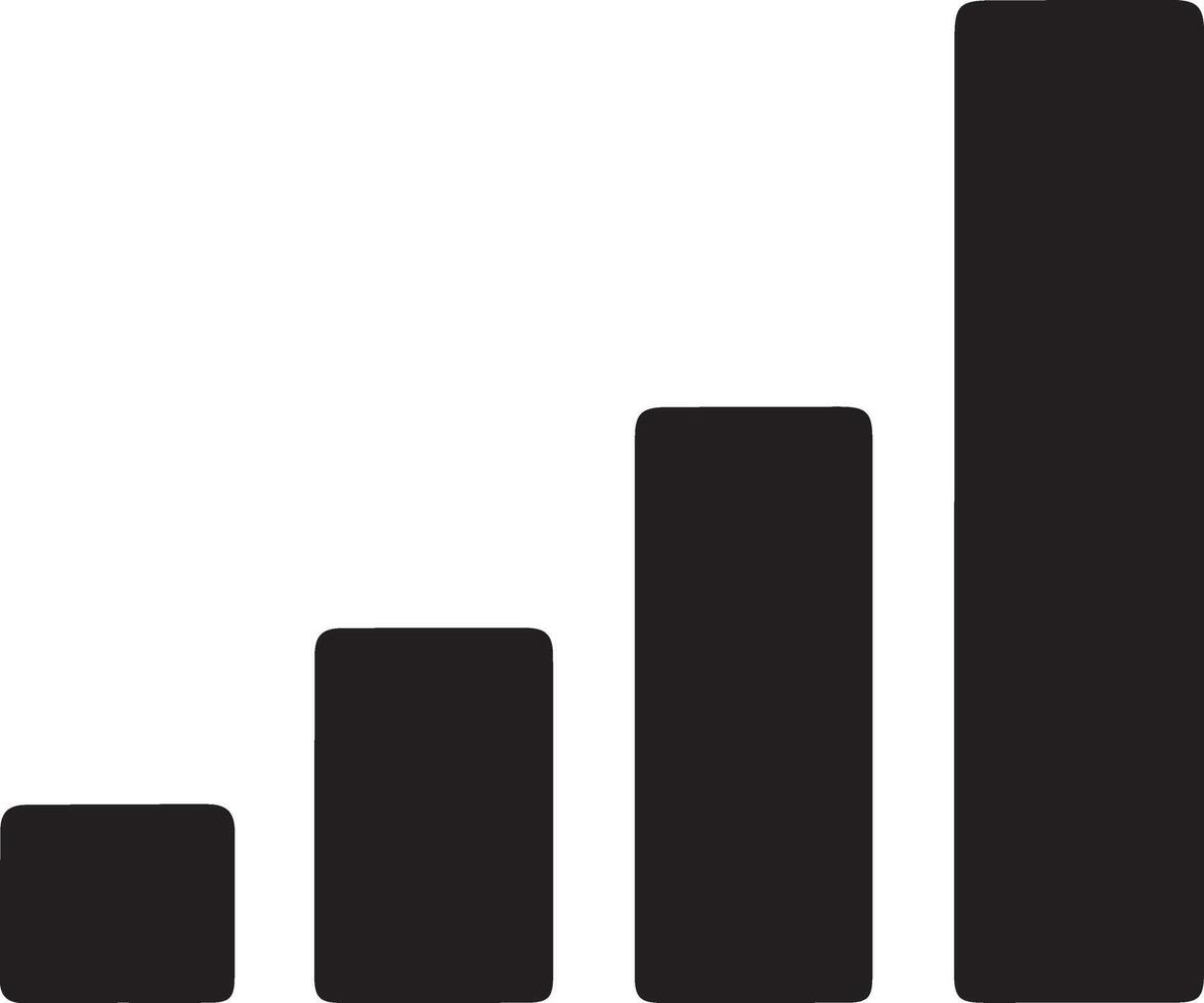 Growing graph icon graph sign. Chart increase profit vector