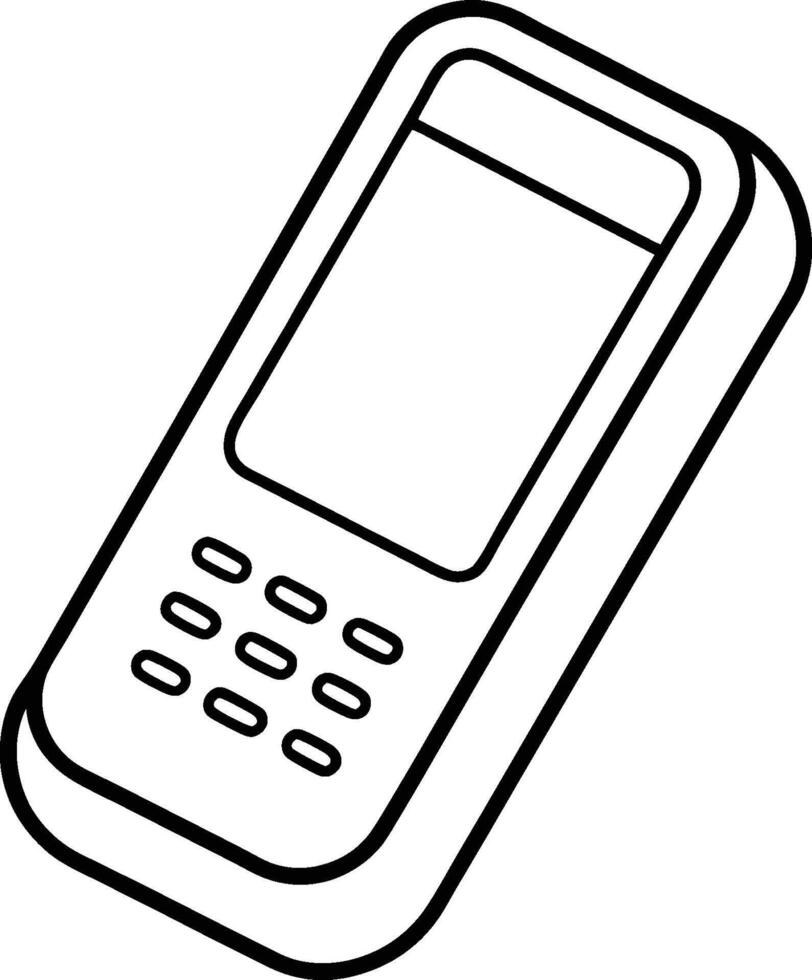 Cell phone coloring pages free printable coloring pages vector